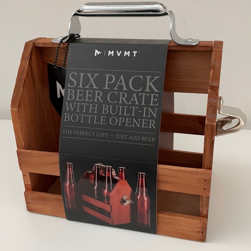 MVMT SIX PACK CRATE W/BUILT IN BOTTLE OPENER